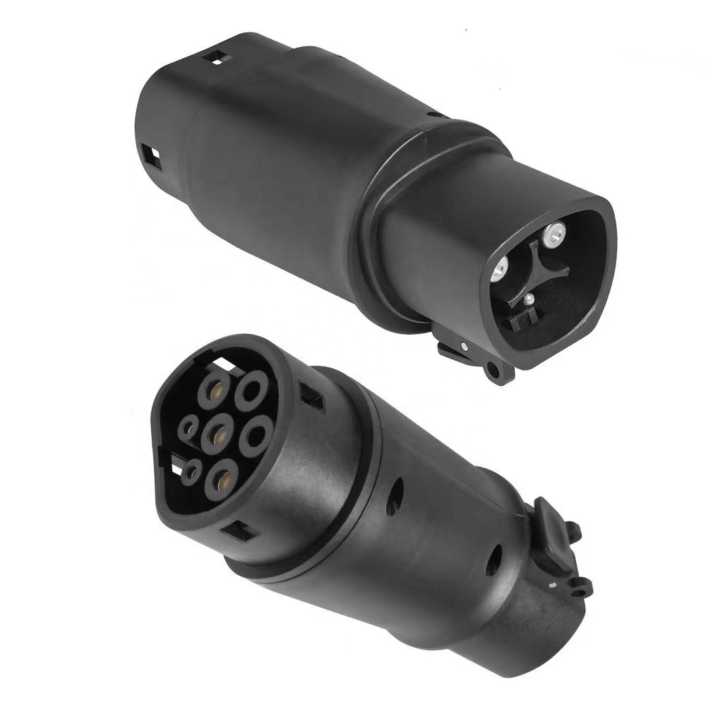 Ev Charger Adapter - Ev Car Adapter Tesla To Type