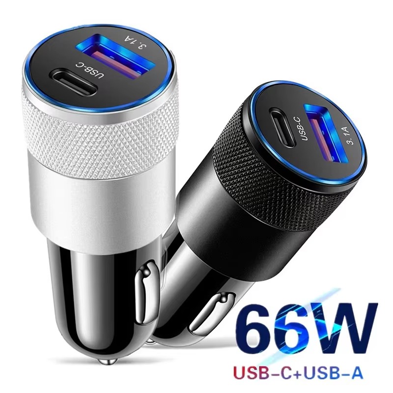Fast Ev Charger - 66W USB Car Charger Type C