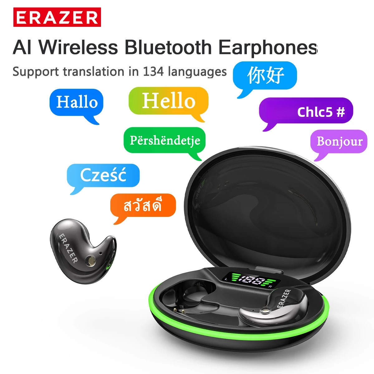 Type 2 Charger - EARZER XF58 In-Ear Bluetooth Headphones With