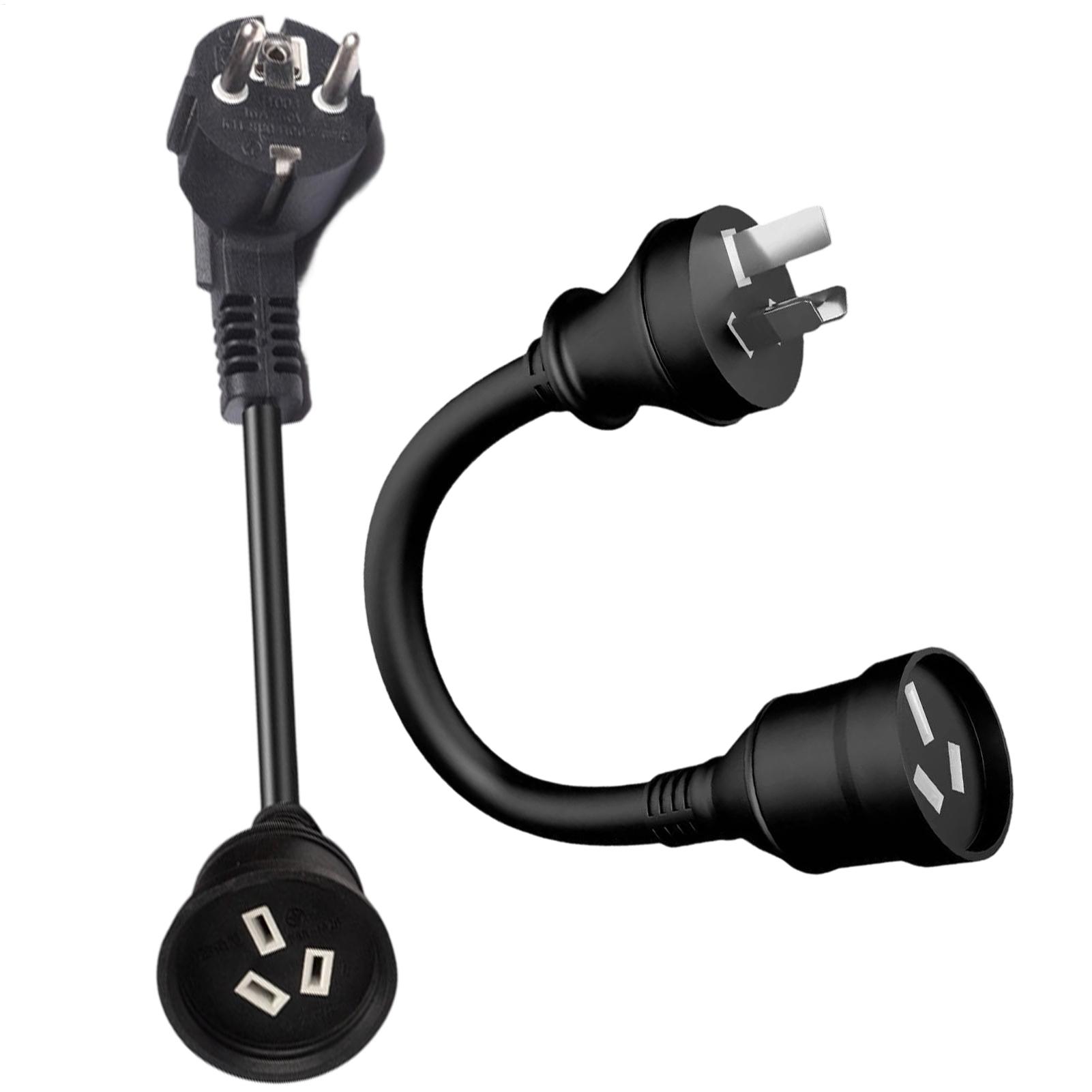Ev Charger Adapter - Ev Charger Extension Cable Heavy-Duty 10a-15a