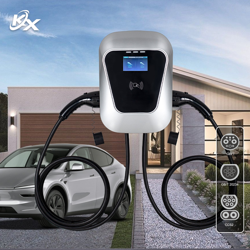 Home Ev Charger - 14kW Dual Wall-Mounted EV Charger Type1
