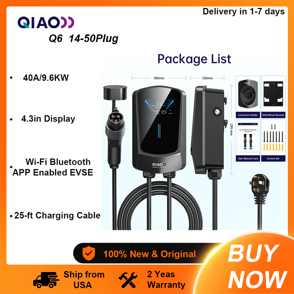 QIAO Level 2 Electric Vehicle  - Home Ev Charger review and price