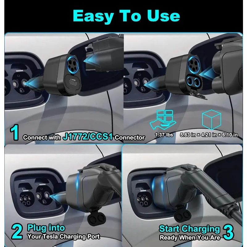 CCS1 to J1772 EV Charging Adap - Ev Charger Adapter review and price
