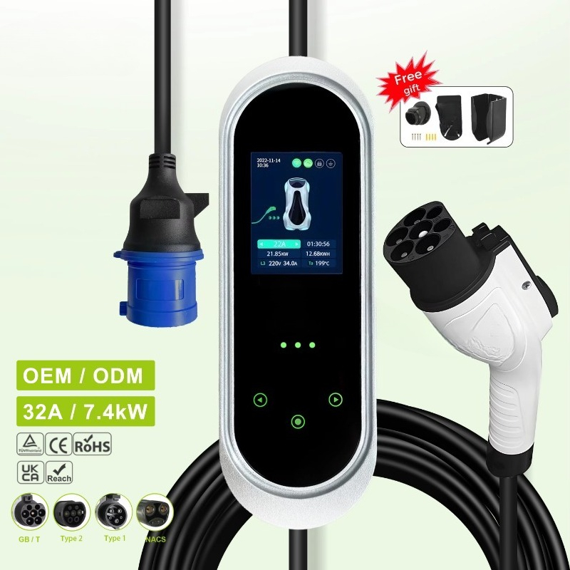 Portable EV Charger GB/T High  - Ev Charger review and price