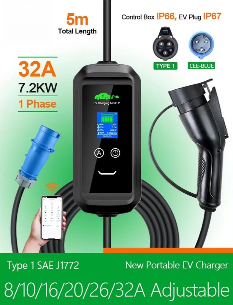 Custom USA AC Portable EV Char - Ev Charger review and price