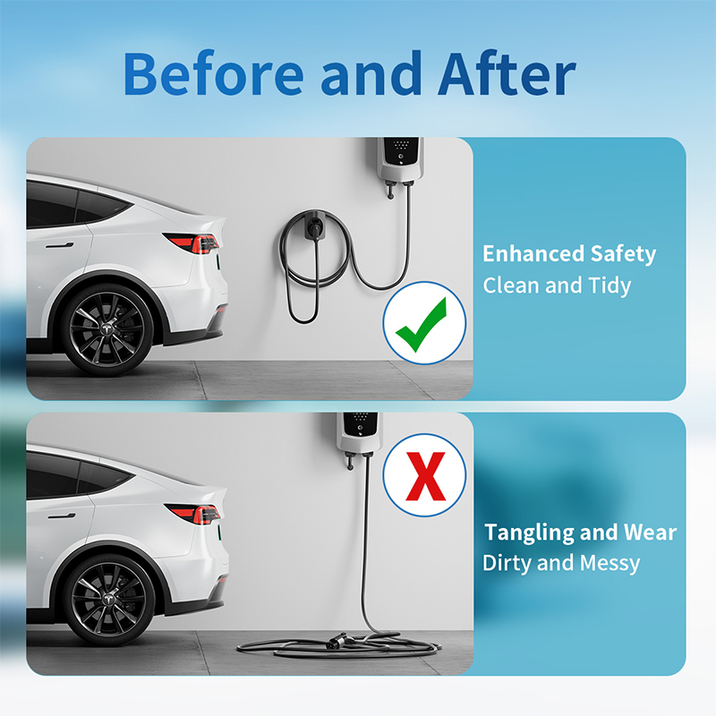 EV Charger Cable Holder For Ty - Wallbox Ev review and price