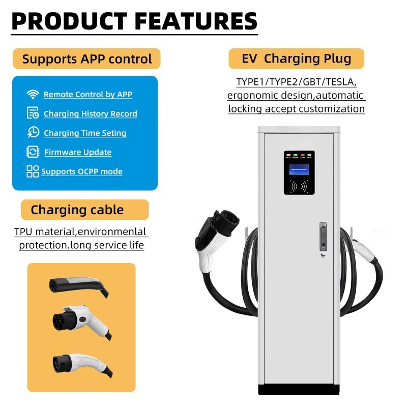 22kW*2 GB/T Type1/Type2 Dual A - Ev Charger review and price