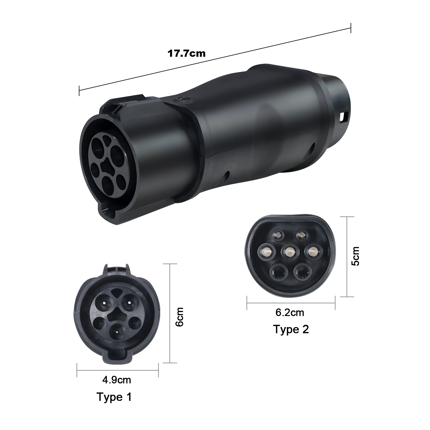 Kolanky 7.2KW 32A 1P Type1 to  - Ev Charger Adapter review and price