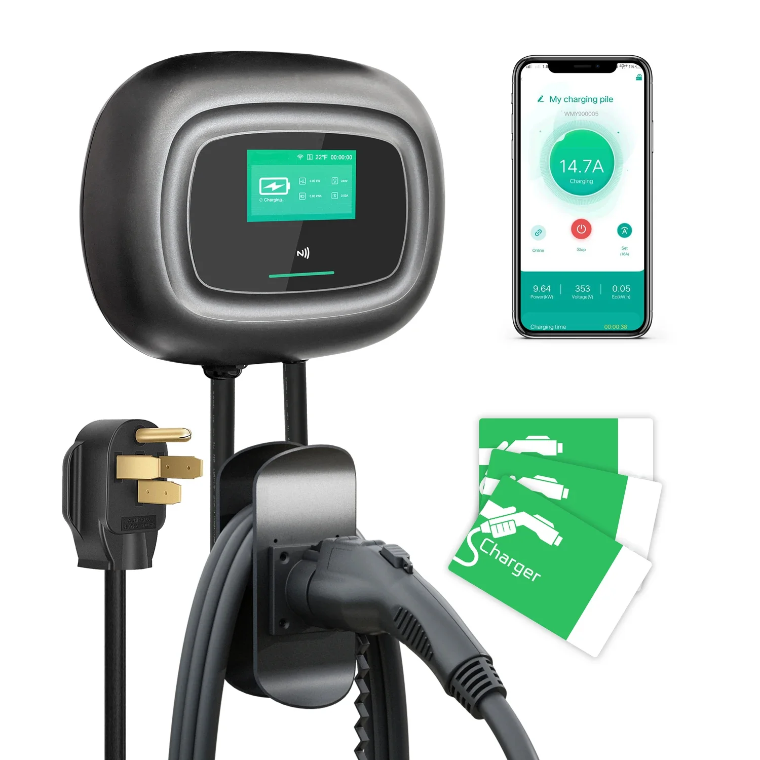 NEW Khons Wall-Mounted Electri - Wallbox Ev review and price